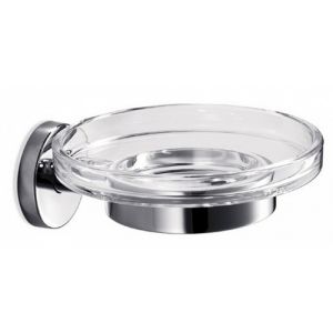 Inda Gealuna A10110CR03 soap holder transparent clear glass/ chrome