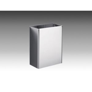 Inda Hotellerie AV401DAL waste bin for wall-mounted stainless steel