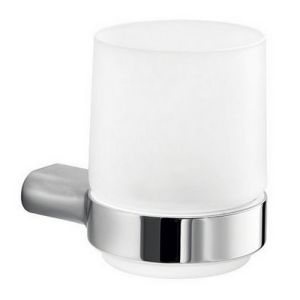 Inda Mito A20100CR21 bekerhouder gesatineerd glas/ chroom