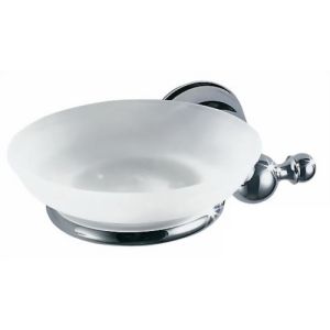 Inda Raffaella A32110DR21 soap holder satin glass/gold