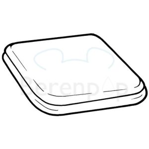 Keramag Artis 573140 toilet seat with lid white