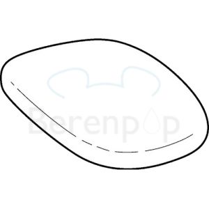 Keramag Citterio 573500 toilet seat with lid white *no longer available*