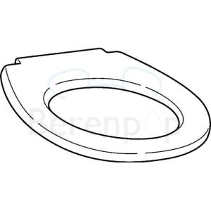 Keramag Wadis 573095 toiletzitting zonder deksel wit *niet meer leverbaar*