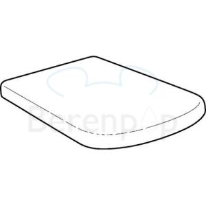 Keramag myDay 575410 toilet seat with cover white