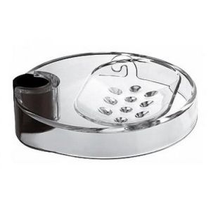 Kludi Logo 6110121-00 soap dish for slide bar transparent