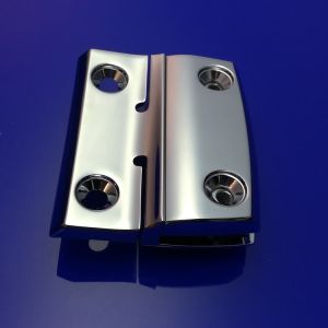 Koralle VarioPlus 2537361 ( L43357 ) left glass mount for rails chrome