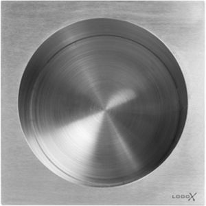 Looox Closed CL2 spare roll holder for 1 roll recessed stainless steel