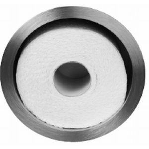 Looox Closed CL3 spare roll holder for 1 roll recessed stainless steel