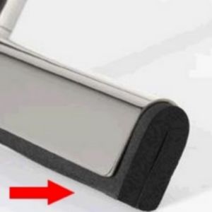 Luca 1003 spare black rubber for floor wiper *no longer available*.