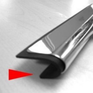 Luca 1004 spare black rubber for wall wiper