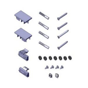 Novellini R01BES01-D mounting set white 030/ chrome