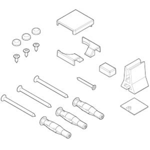 Novellini R01BN1BSV1-K mounting set chrome