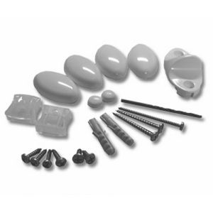 Novellini R01STR1-40 mounting set match chrome