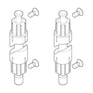 Novellini R01YO2GS1 hinge parts set
