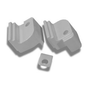 Novellini R02BCSO1-26 hinge parts set white Ral 9010
