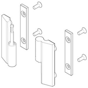 Novellini R02OTSMO1-K hinge parts set left chrome