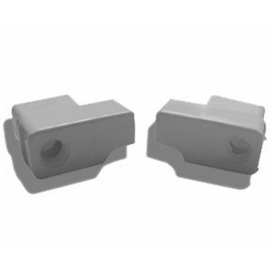Novellini R04STS1-10 set of caps for vertical strip gray