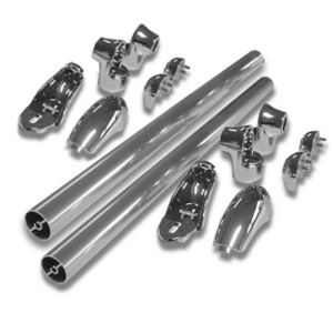 Novellini R80YOR7590-B wall bracket (set) match chrome