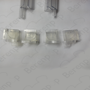 PDPlan Cristal CRP2088 set of leakage strips including 4 corners for hinged doors