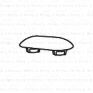 Pressalit A4011 buffer for seat oval gray