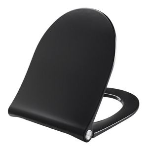 Pressalit Sway D2 994001-DF4999 toilet seat with cover black
