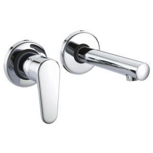 Pure Cinca CN5305 basin valve 2-hole complete with recessed part chrome