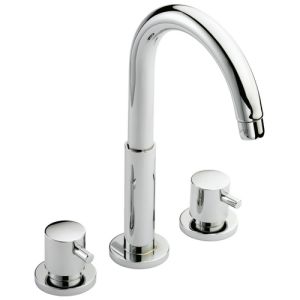 Pure Duero DU5422 3-hole concealed basin valve chrome