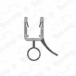 Riho 562010004 drainage strip with o-seal and flap, pre-bent / 8mm