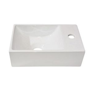 San4U 2508057 Wonder (right) fountain 29x18x9.5cm ceramic white