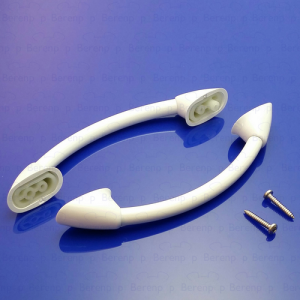 Sealskin Duka 3000 inside and outside handle for sliding door, white *no longer available*.