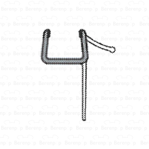 Sealskin Duka 5000-2 GUML245 gebogen afdichtprofiel 100cm transparant, 8mm