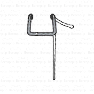 Sealskin Duka 5000-2 GUML345 gebogen lang afdichtprofiel transparant, 8mm