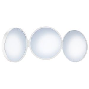 Smedbo Outline Lite FX623 travel mirror triple 1x, 5x and 12x white
