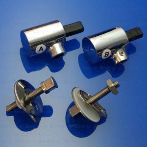 Sphinx 300 Comfort Top Fix S8H70705A20 set of 2 hinges chrome