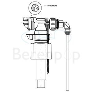 Sphinx S8H601060 float valve S4 *no longer available*