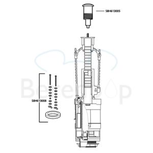 Sphinx S8H613002 outlet mechanism DF 10 *no longer available*