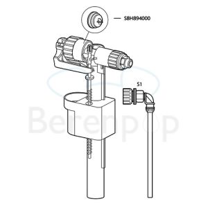 Sphinx S8H888000 float valve S1 *no longer available*