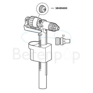 Sphinx S8H900012 float valve S2 *no longer available*
