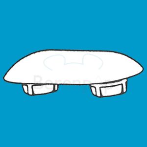 Pressalit A4001 buffer for seat oval gray