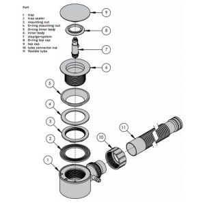 Clou InBe IB0540305 freestanding bath 180x80 white