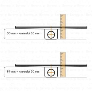 Easy Drain parts Multi - Fixt SERWS-50 water trap 50mm