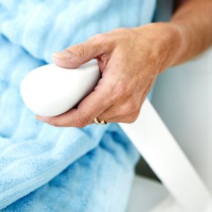 Etac Relax 81703060 shower seat with armrests and backrest white