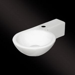 San4U 2506035 One Pack Step (right) fountain set white ceramic/ chrome