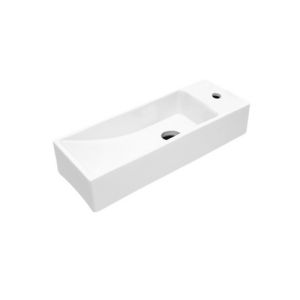 San4U 2509401 One Pack Queen (right) fountain set white ceramic/ chrome