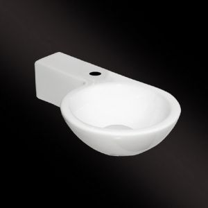 San4U 2516035 One Pack Step (left) fountain set white ceramic/ chrome