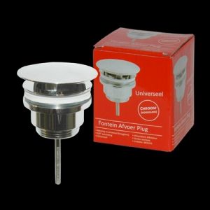 San4U 2508401 One Pack Queen (left) fountain set white ceramic/ chrome