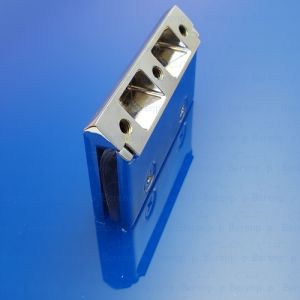 HSK Kienle E87314-2 hinge part glass holder 5-angle down, chrome *no longer available*
