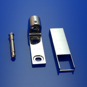 HSK Kienle E87310-1 hinge part wall bracket top, chrome *no longer available*