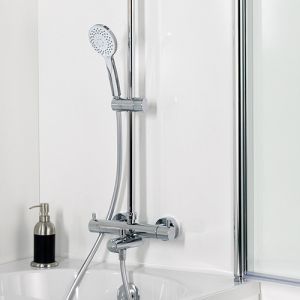 HSK RS 200 1006700 showerset with thermostat for bathtub chrome