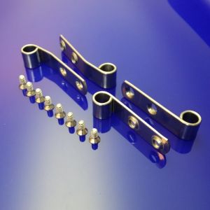 Pressalit A9118 fixing set with screws, stainless steel